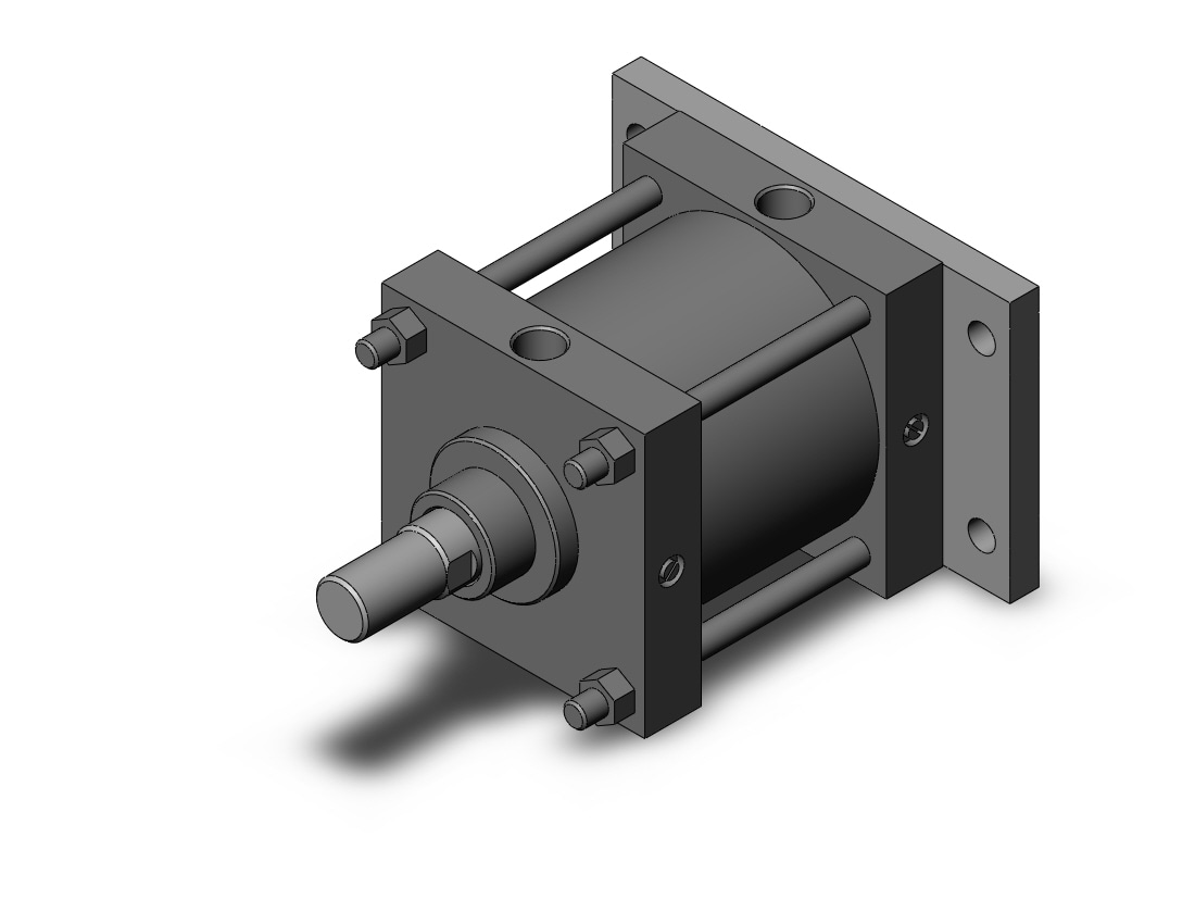 SMC CS1GN160-100 cyl, air, non-lube, CS1/CS2 TIE ROD CYLINDER