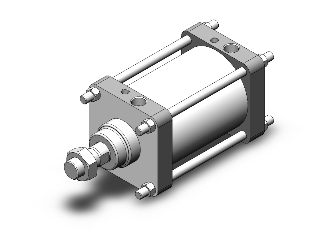 SMC CS2B125-125 125mm cs1/cs2 double-acting, CS1/CS2 TIE ROD CYLINDER