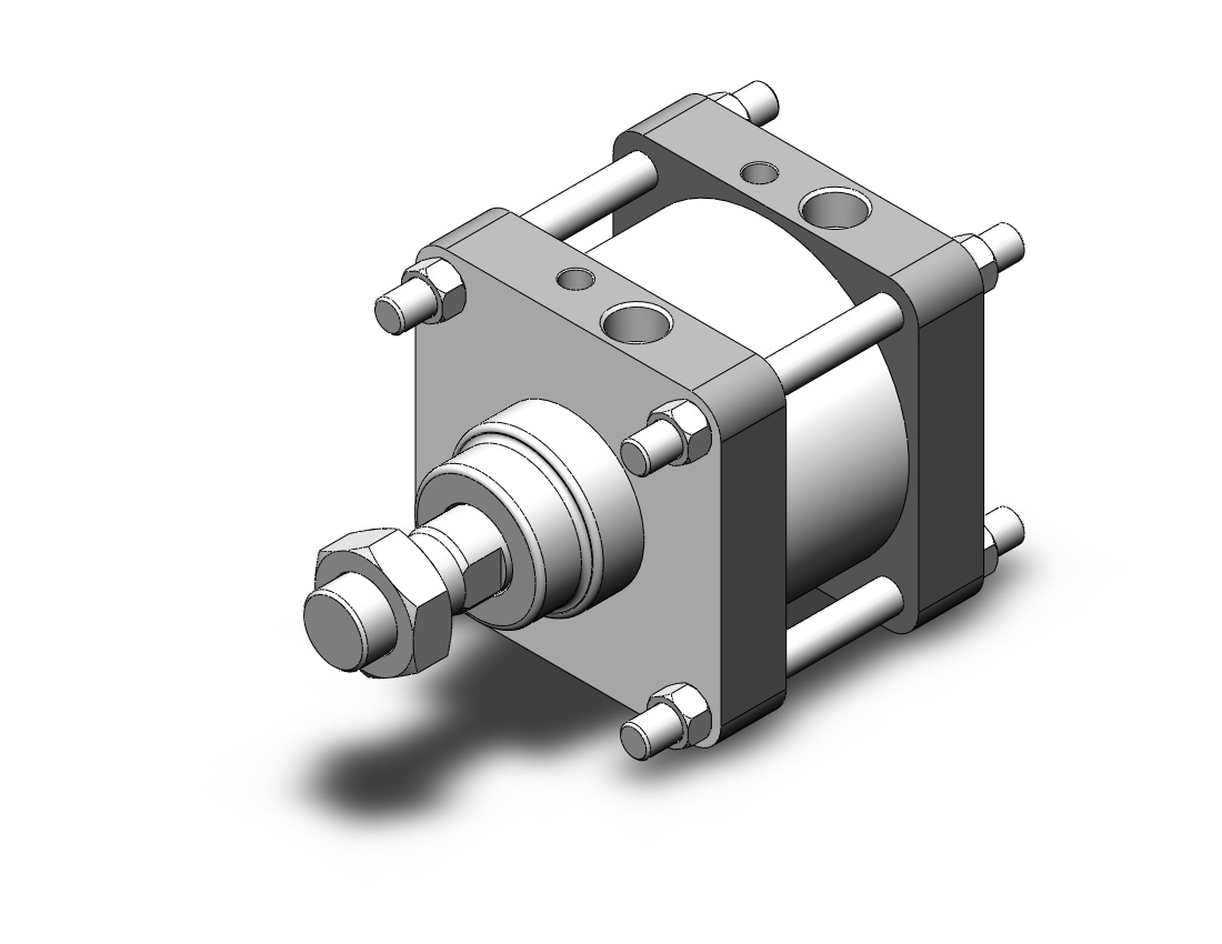 SMC CS2B125-25 cs2 base cylinder, CS1/CS2 TIE ROD CYLINDER