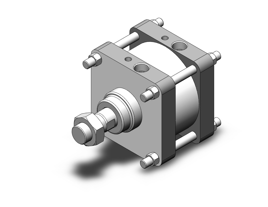 SMC CS2B160-25 160mm cs1/cs2 double-acting, CS1/CS2 TIE ROD CYLINDER