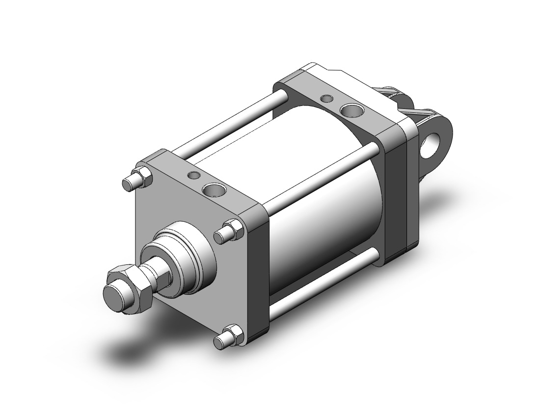 SMC CS2D140-125 cs2 base cylinder, CS1/CS2 TIE ROD CYLINDER