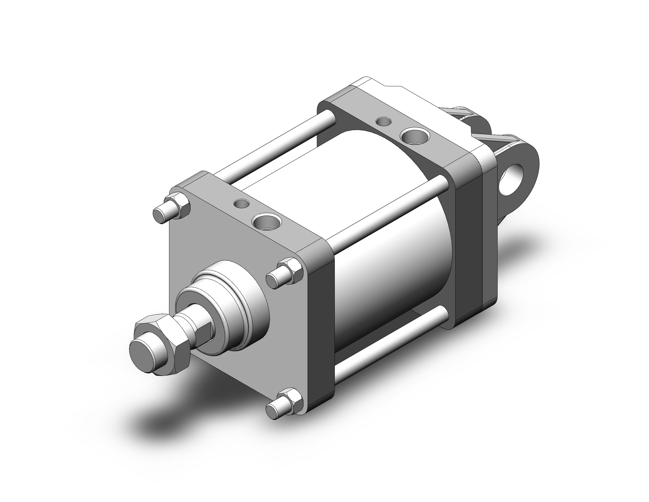 SMC CS2D140TN-100 cs2 base cylinder, CS1/CS2 TIE ROD CYLINDER