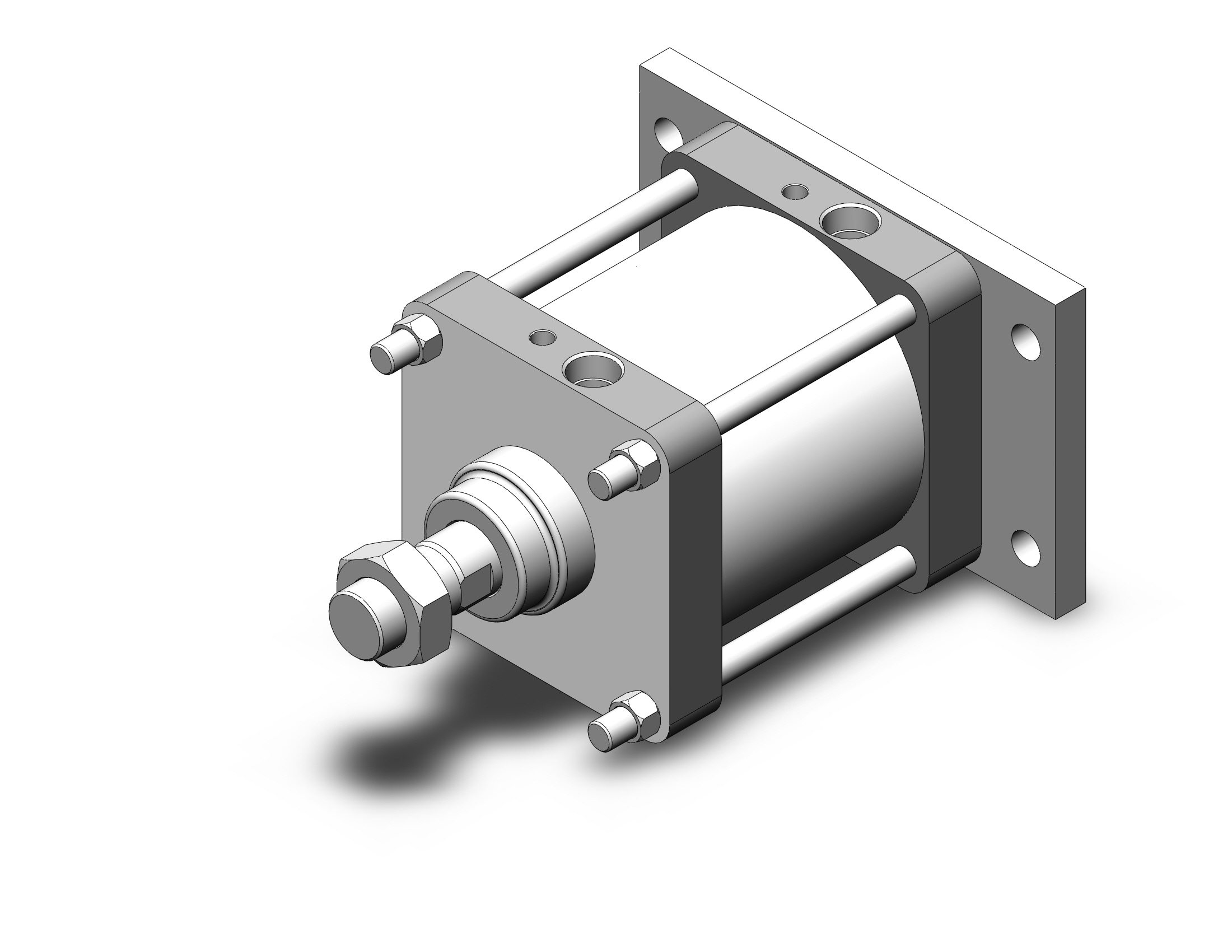 SMC CS2G160TN-100 cs2 base cylinder, CS1/CS2 TIE ROD CYLINDER