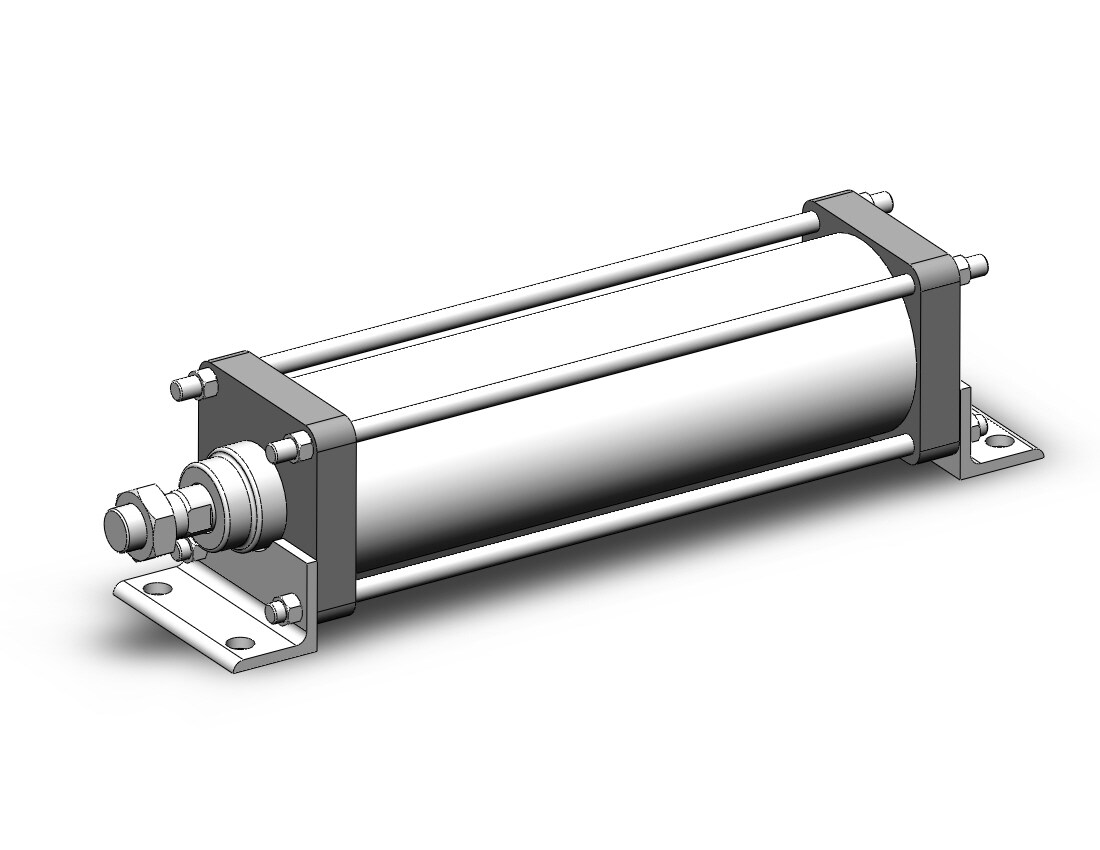 SMC CS2L125-400-XC3DD 125mm cs1/cs2 double-acting, CS1/CS2 TIE ROD CYLINDER