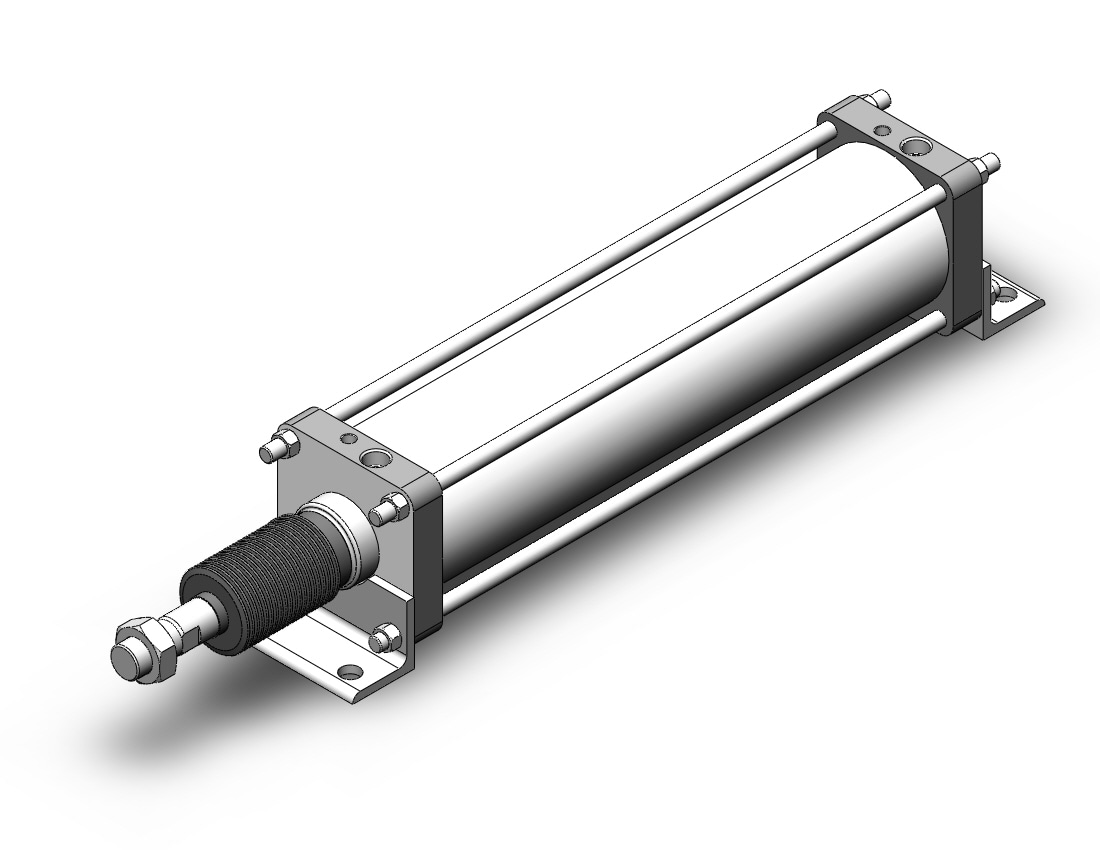 SMC CS2L125TN-500J 125mm cs1/cs2 double-acting, CS1/CS2 TIE ROD CYLINDER