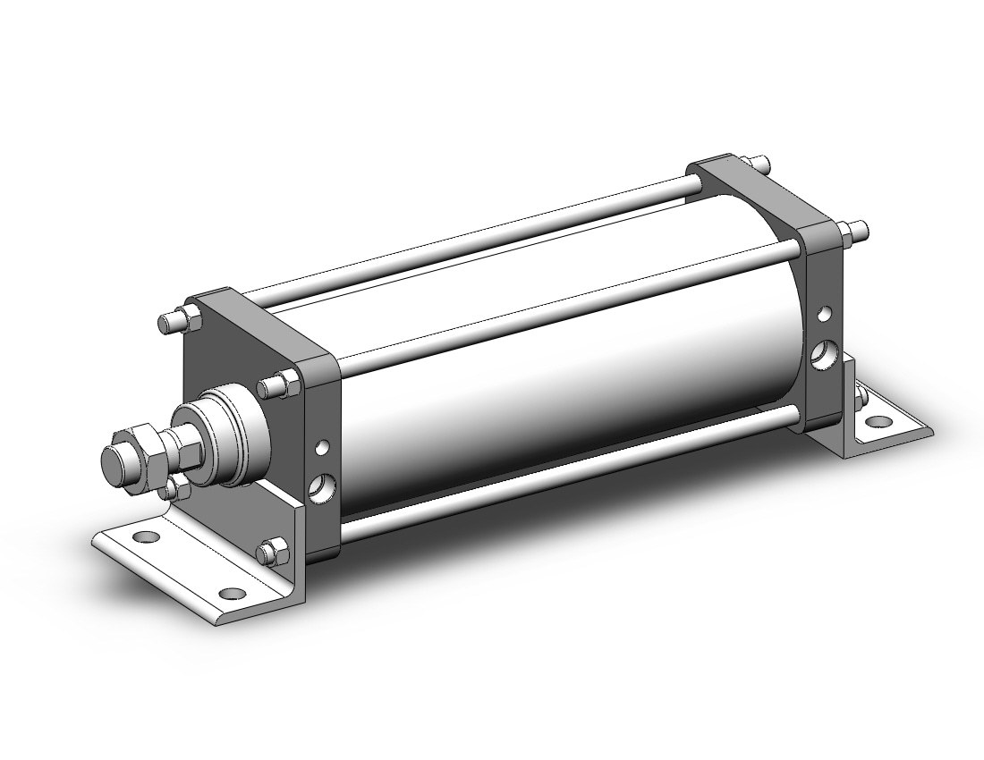 SMC CS2L140-350-XC3BB 140mm cs1/cs2 double-acting, CS1/CS2 TIE ROD CYLINDER