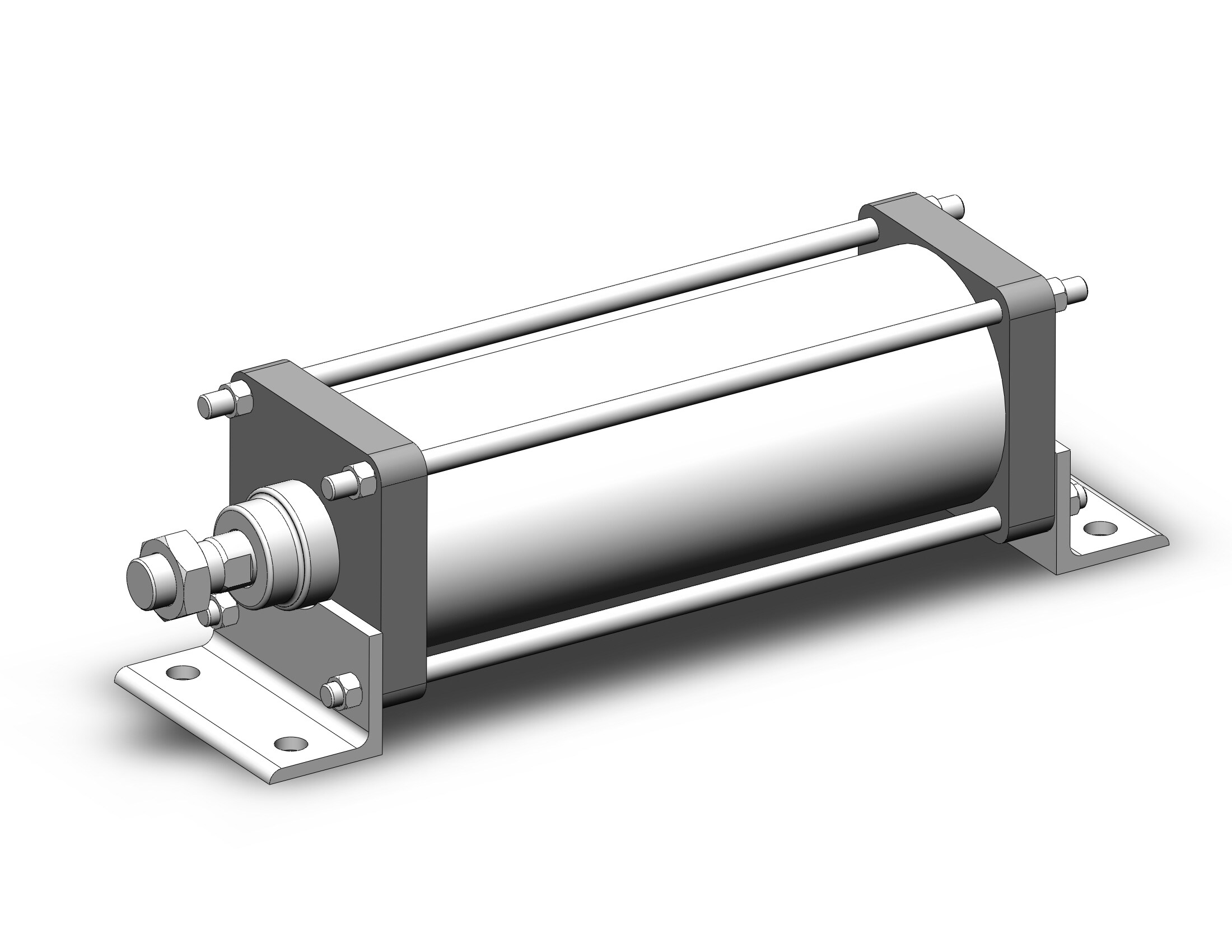 SMC CS2L140-350-XC3DD 140mm cs1/cs2 double-acting, CS1/CS2 TIE ROD CYLINDER