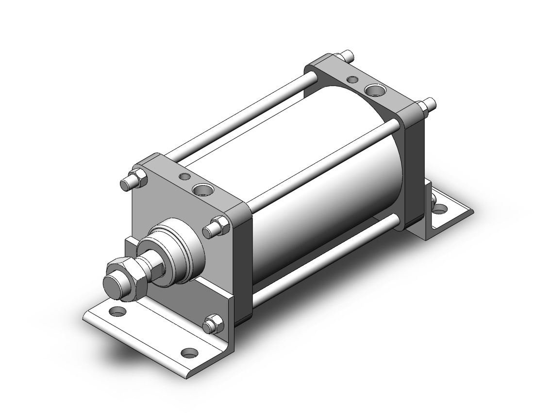 SMC CS2L140TN-200 cs2 base cylinder, CS1/CS2 TIE ROD CYLINDER