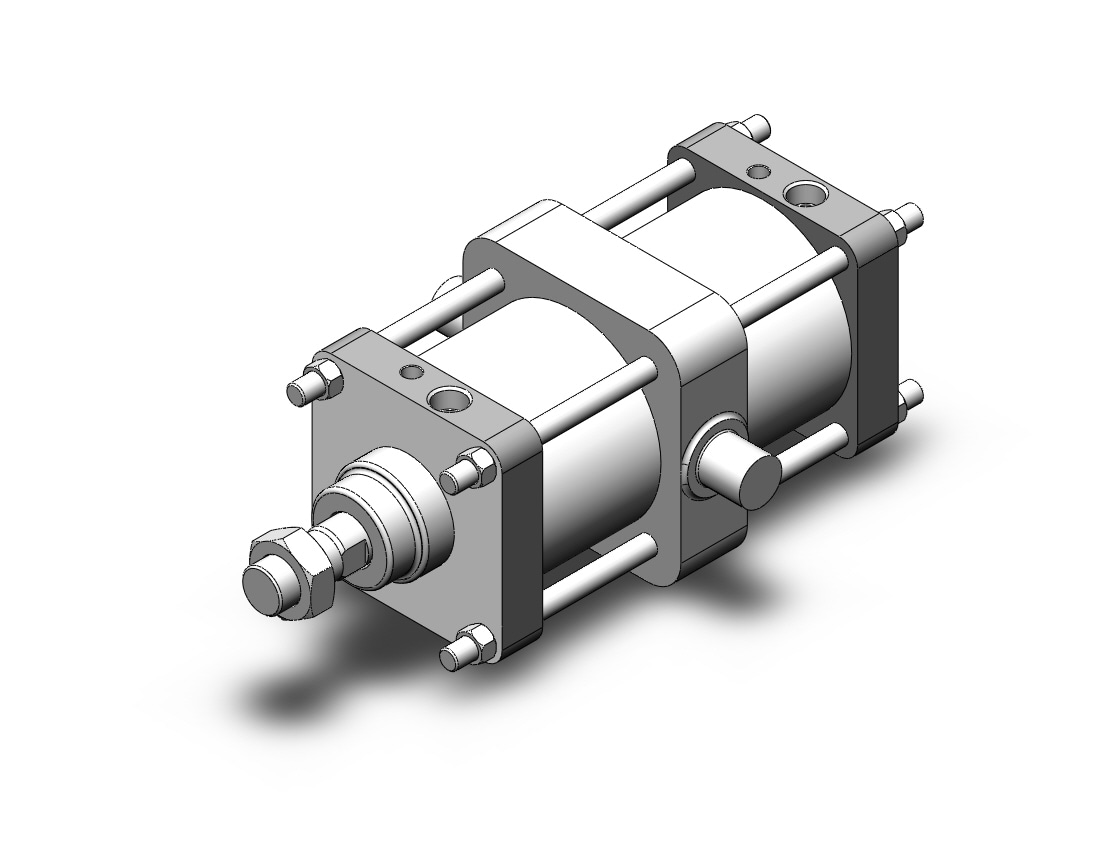 SMC CS2T125TN-200 cs2 base cylinder, CS1/CS2 TIE ROD CYLINDER