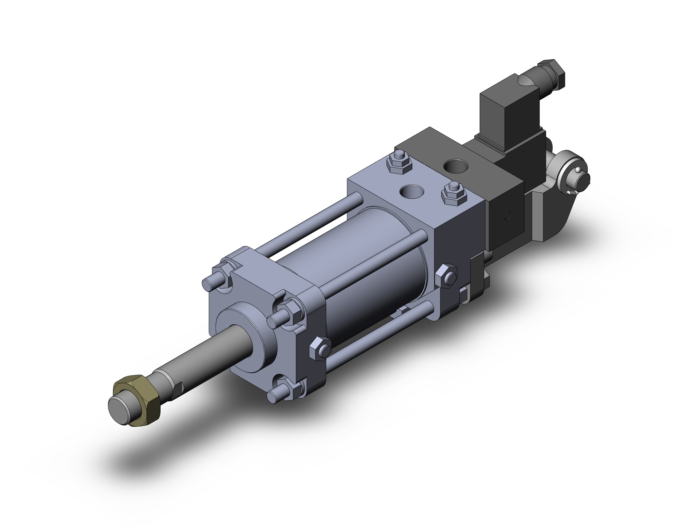 SMC CV3D50-50-1D-B cyl, w/valve, CV TIE-ROD CYLINDER