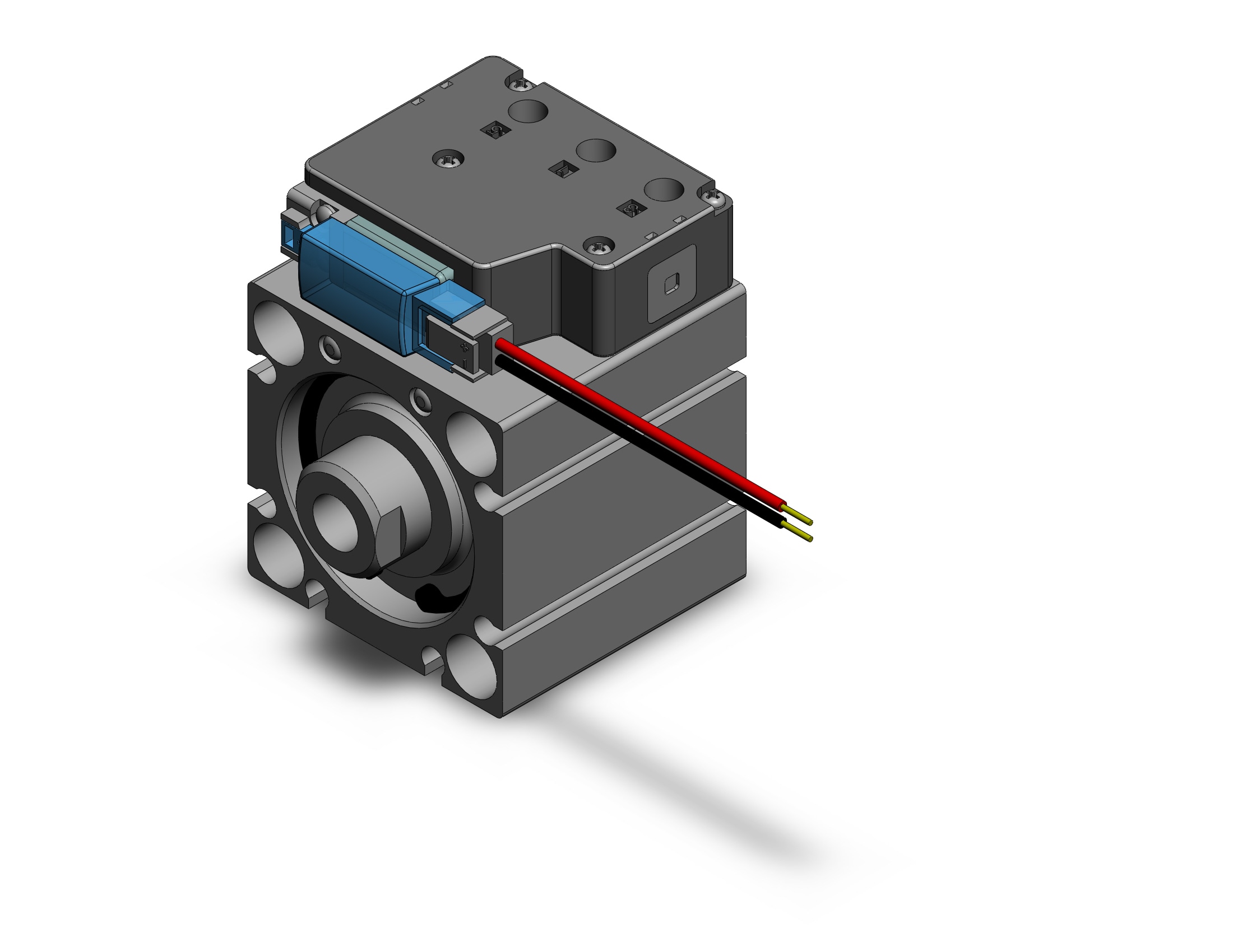 SMC CVQB32-10-5MU cvq 32mm cyl w/valve, CVQ COMPACT CYLINDER W/VALVE