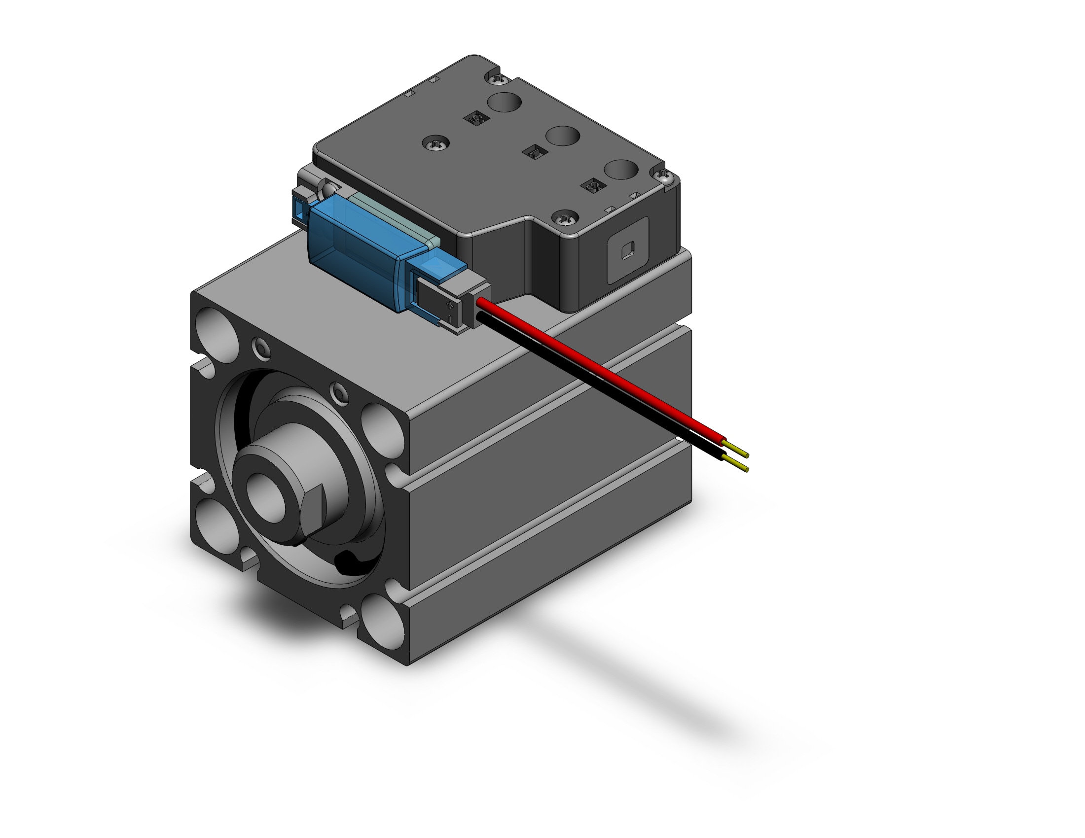 SMC CVQB32-25F-5M cvq 32mm cyl w/valve, CVQ COMPACT CYLINDER W/VALVE