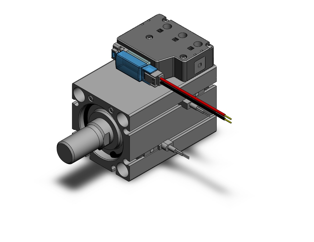 SMC CVQB32-35M-A90VL3-5MS cvq 32mm cyl w/valve, CVQ COMPACT CYLINDER W/VALVE