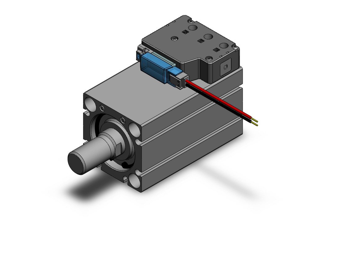 SMC CVQB32-45M-5MB cyl w/valve, CVQ COMPACT CYLINDER W/VALVE