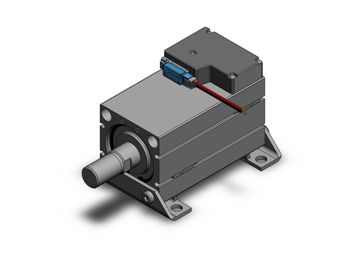 SMC CVQL50-75M-M9BWL-5MZPN compact cylinder with solenoid valve, COMPACT CYLINDER W/VALVE