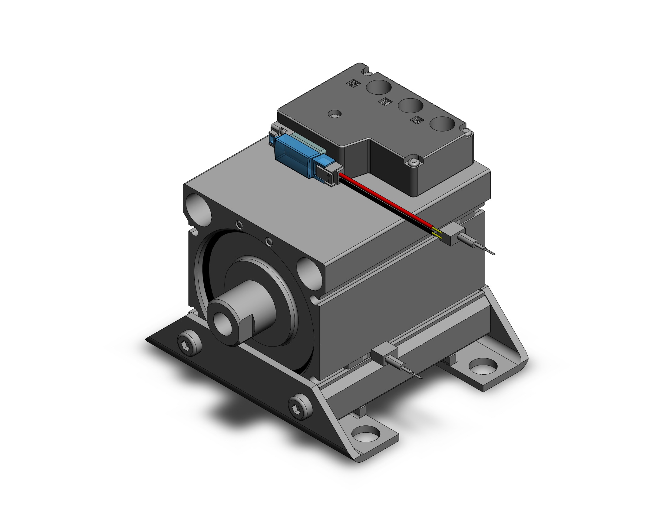 SMC CVQL63-50-M9BVM-5MBN compact cyl w/valve, CVQ COMPACT CYLINDER W/VALVE