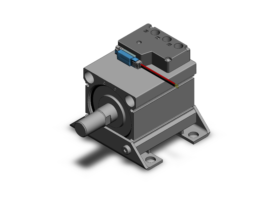 SMC CVQL63-50M-5MN compact cylinder with solenoid valve, COMPACT CYLINDER W/VALVE