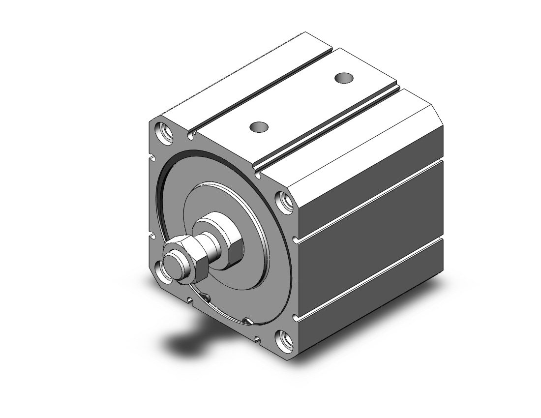 SMC C55B100-40M cylinder, compact, iso, ISO COMPACT CYLINDER