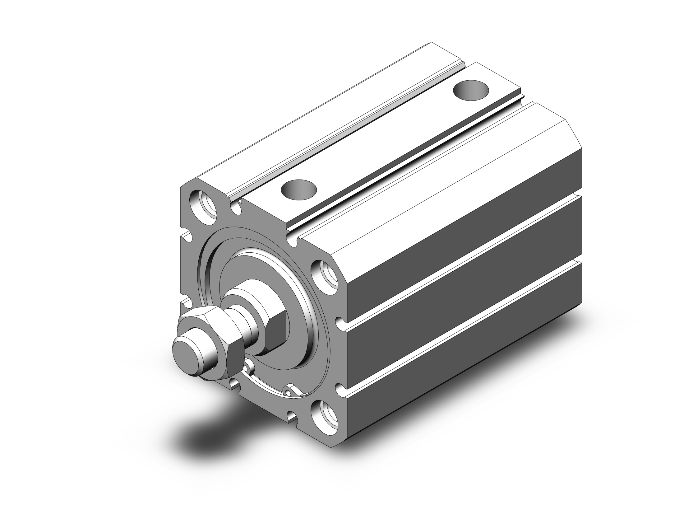 SMC C55B50-45M cylinder, compact, iso, ISO COMPACT CYLINDER