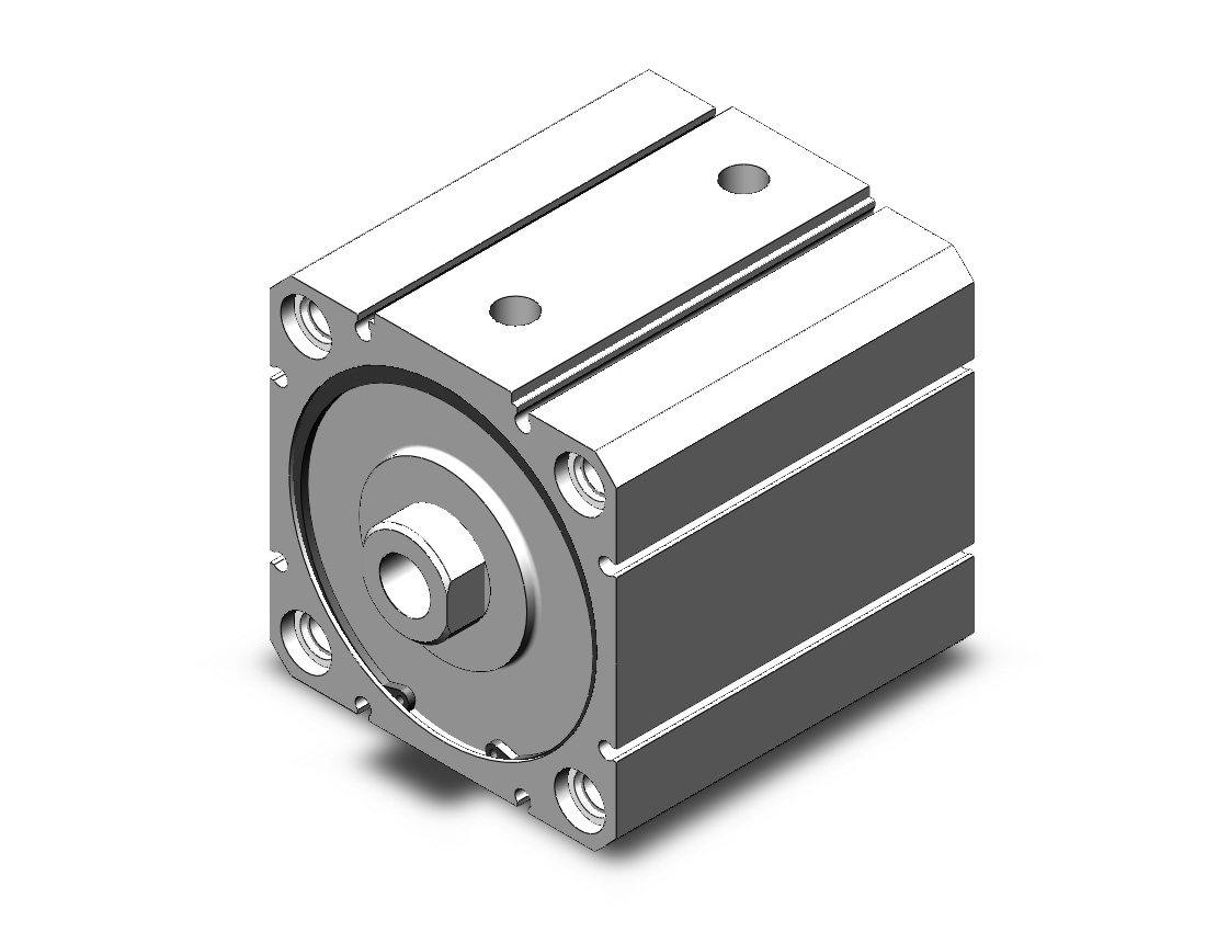 SMC C55B80-40 cylinder, compact, iso, ISO COMPACT CYLINDER