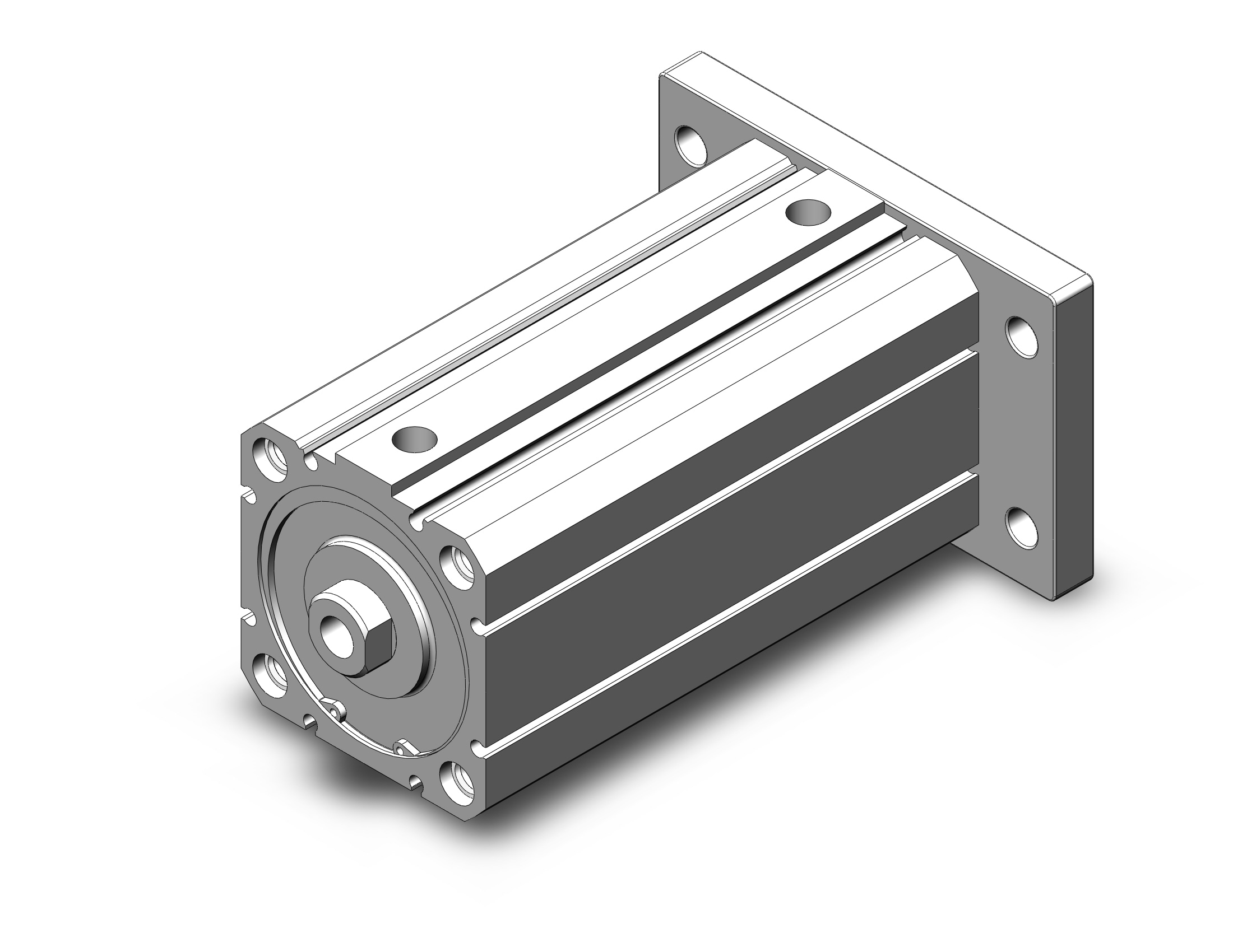 SMC C55G63-100 63mm c55 double-acting, C55 ISO COMPACT CYLINDER