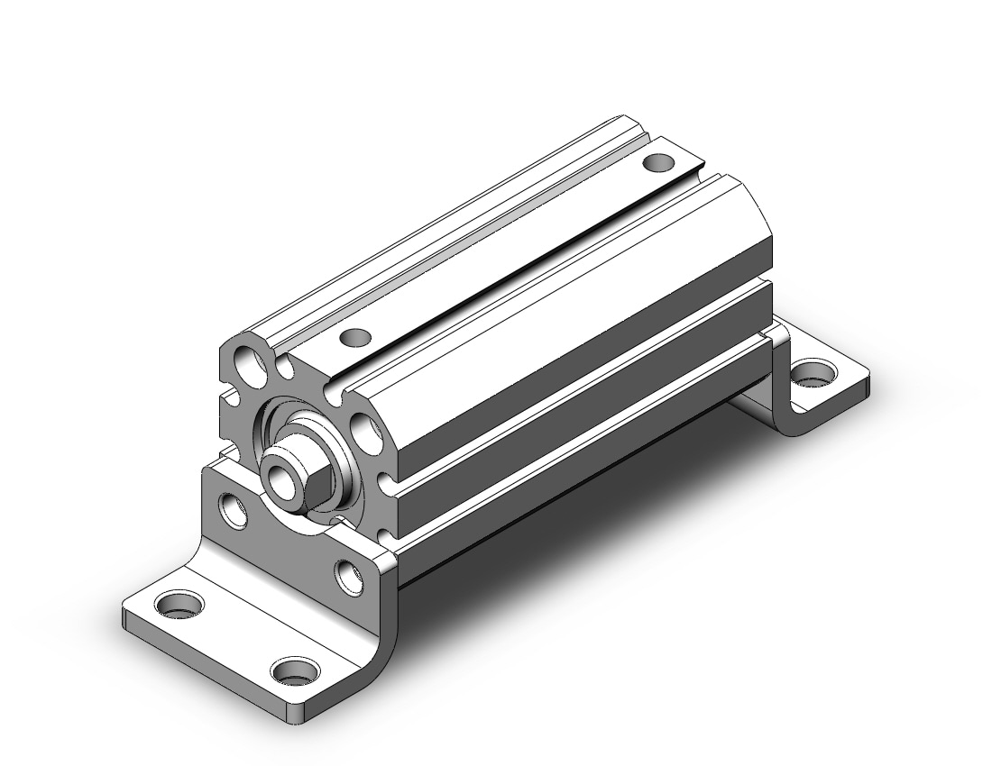 SMC C55L25-45 cylinder, compact, iso, ISO COMPACT CYLINDER