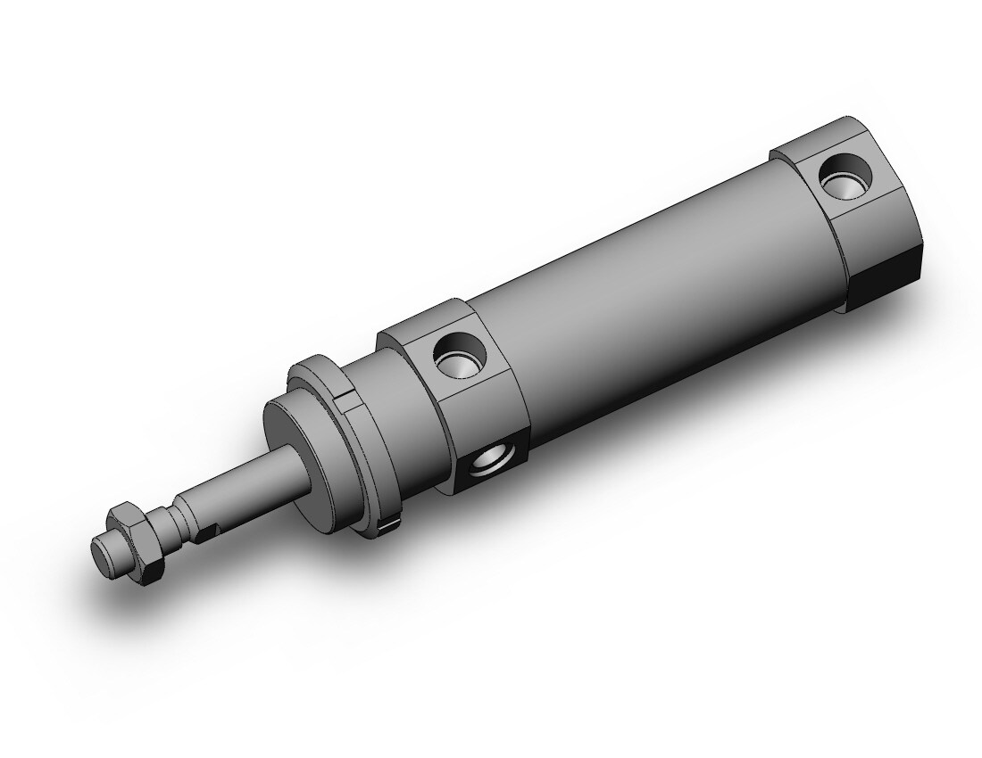 SMC C75F40-25T cyl, european, ISO ROUND BODY CYLINDER, C75, C76