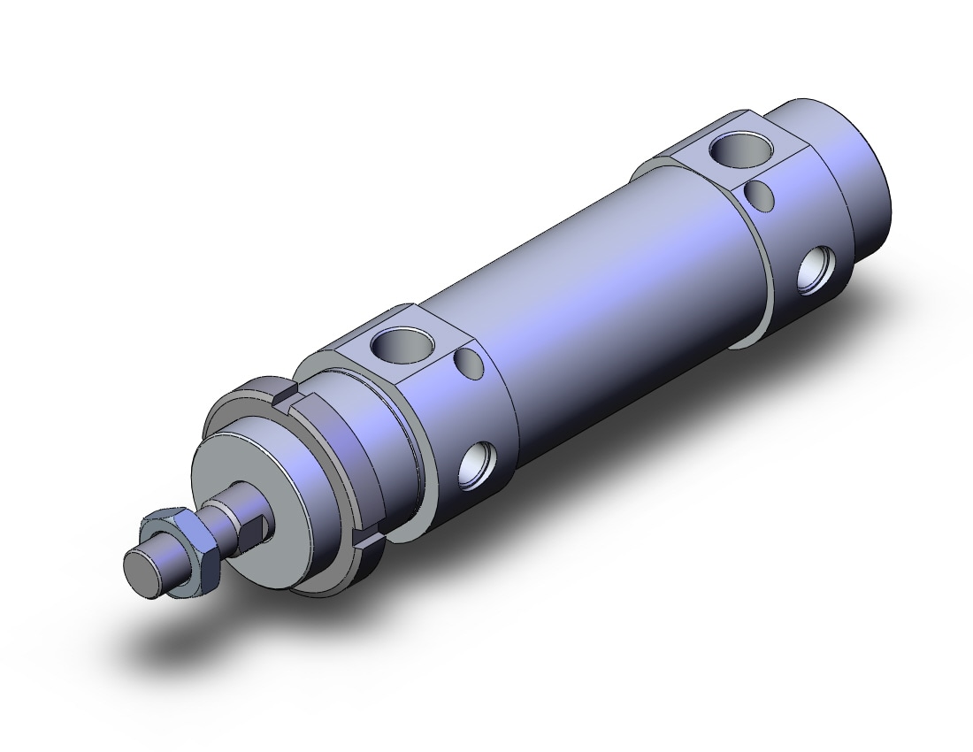 SMC C76E40-40C 40mm c75 double-acting, C75 ROUND BODY CYLINDER