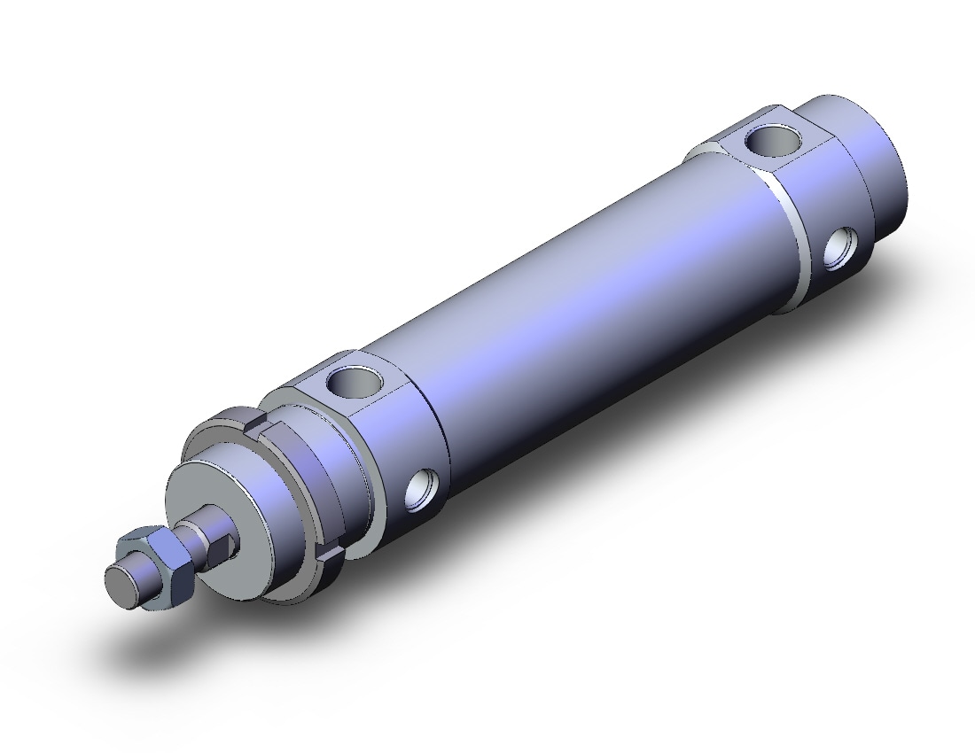 SMC C76E40-80-XB7 40mm c75 double-acting, C75 ROUND BODY CYLINDER