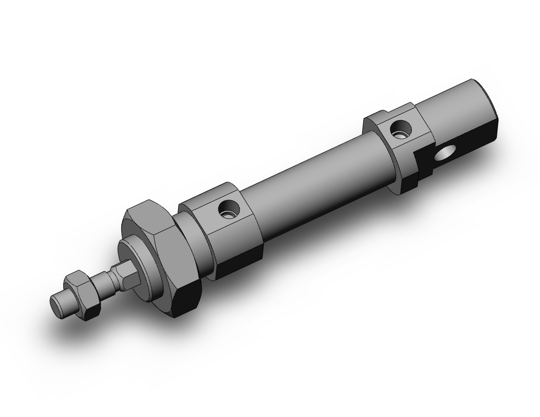 SMC C85KN12-10 cylinder, iso, dbl acting, ISO ROUND BODY CYLINDER, C82, C85