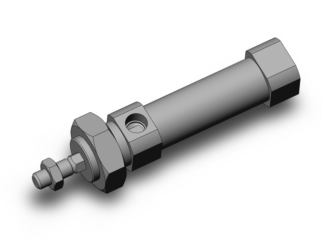 SMC C85KY20-25 cylinder, iso, dbl acting, ISO ROUND BODY CYLINDER, C82, C85