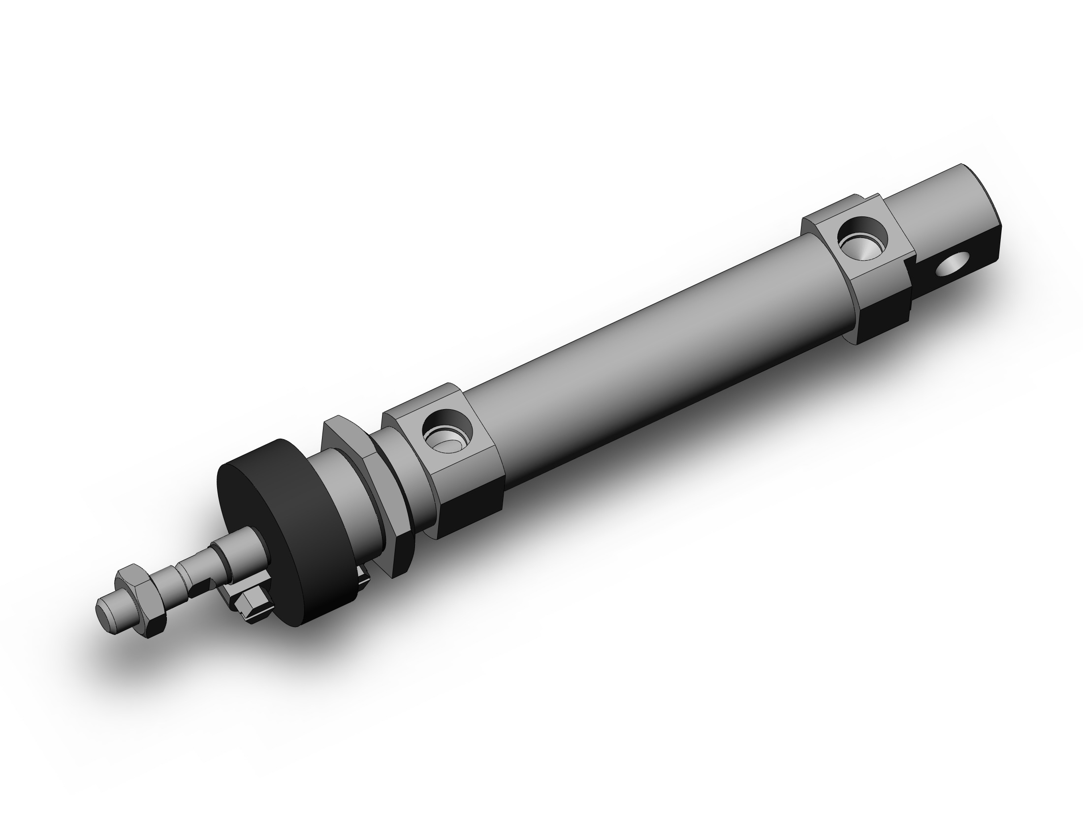 SMC C85N20-50J cylinder, iso, dbl acting, ISO ROUND BODY CYLINDER, C82, C85