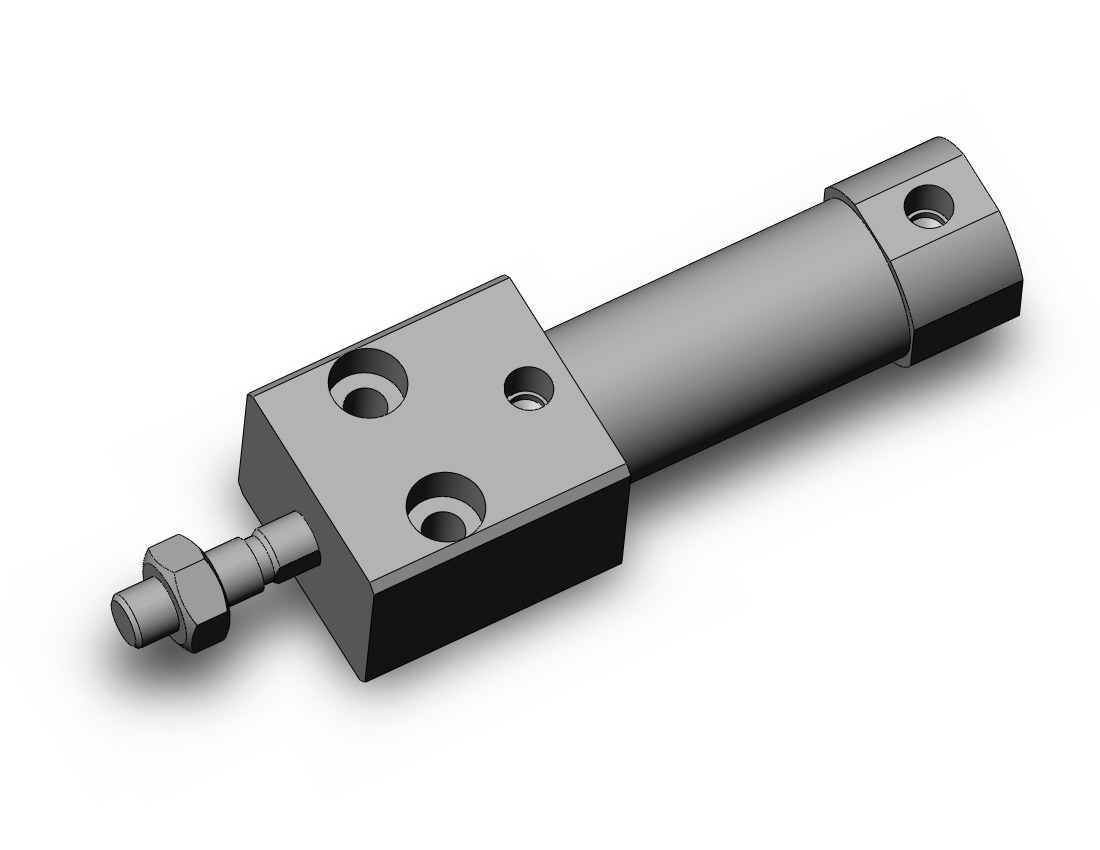 SMC C85RAF16-10 cylinder, iso, dbl acting, ISO ROUND BODY CYLINDER, C82, C85