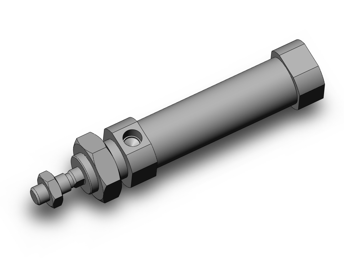 SMC C85Y25-50-XB7 cyl, iso, dbl acting, low temp, ISO ROUND BODY CYLINDER, C82, C85