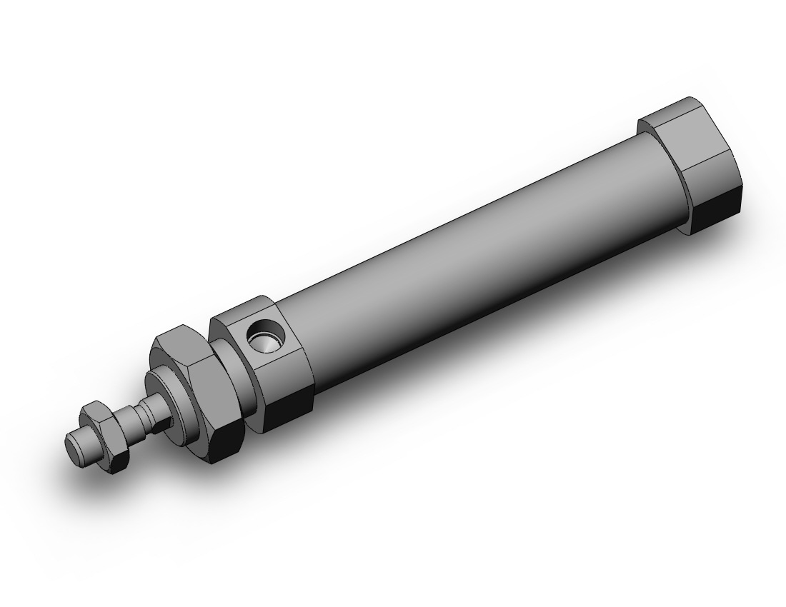 SMC C85Y25-80-XB6 cyl, iso, dbl acting, hi temp, ISO ROUND BODY CYLINDER, C82, C85