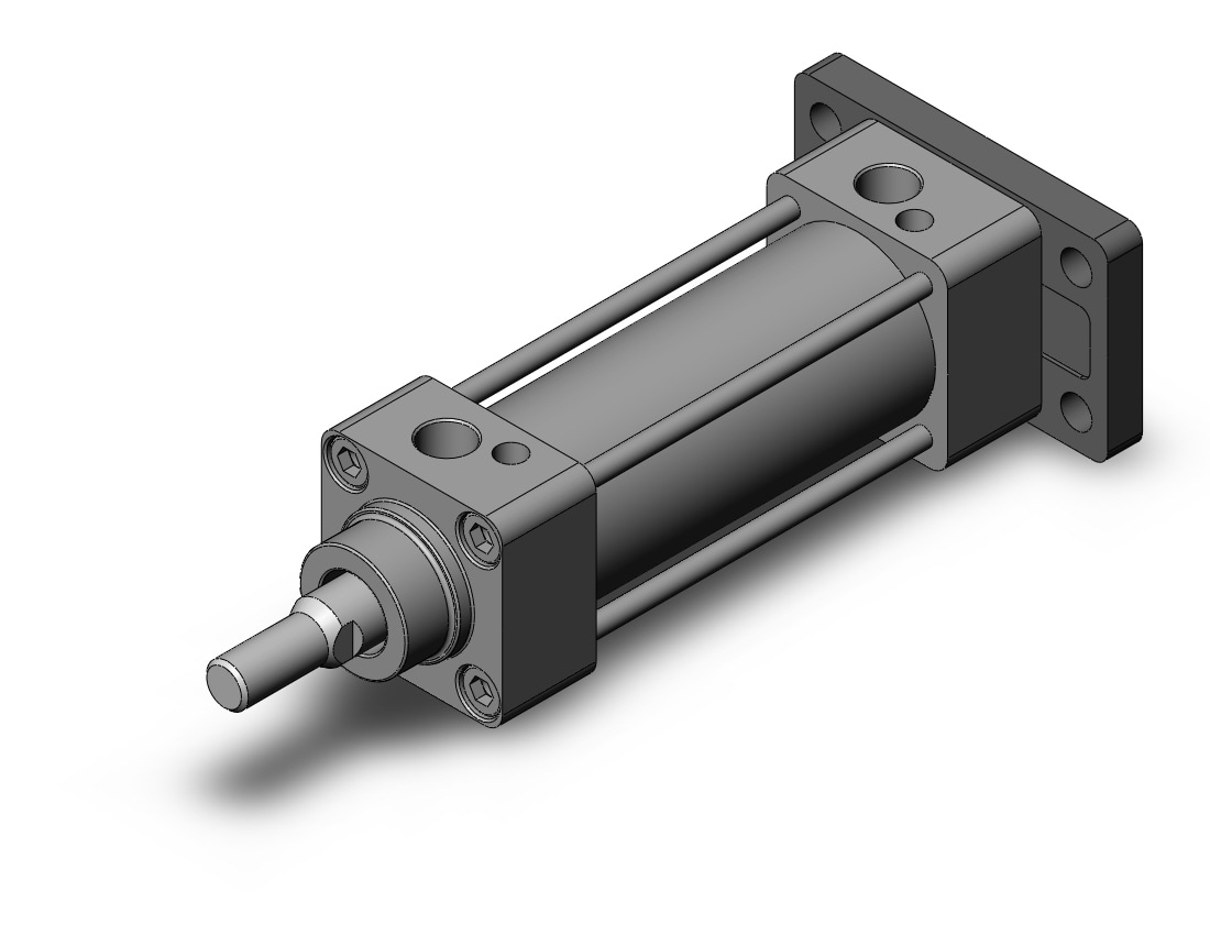 SMC C95MDG40-50 cylinder, tie rod, ISO TIE ROD CYLINDER