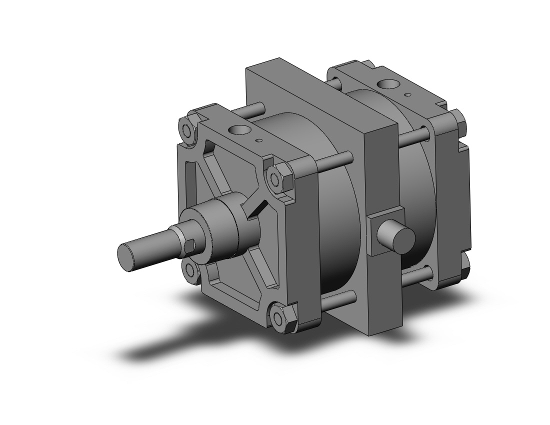 SMC C95SDT250-125 cylinder, tie rod, ISO TIE ROD CYLINDER