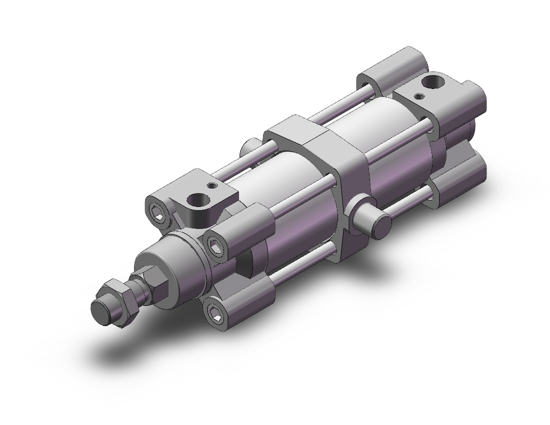 SMC C96KT50-100C cylinder, tie rod, ISO TIE ROD CYLINDER