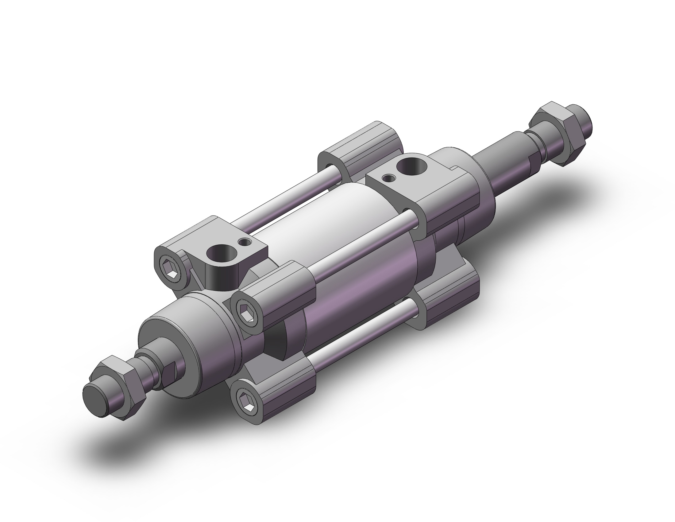 SMC C96SB50-25CW cylinder, tie rod, ISO TIE ROD CYLINDER