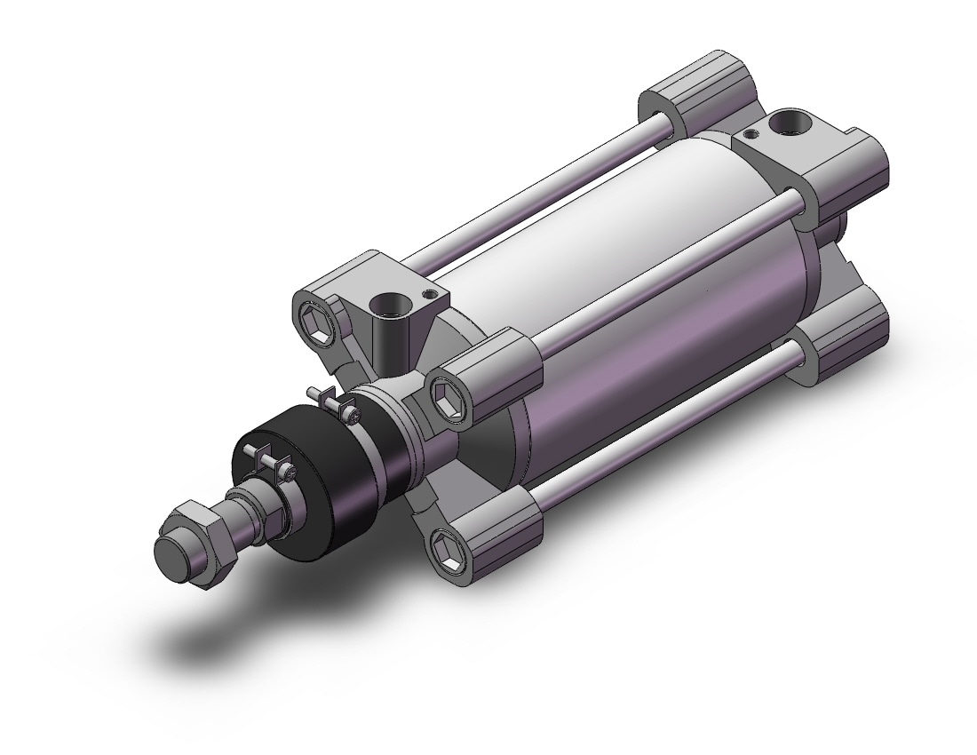 SMC C96SB80-100CK cylinder, tie rod, ISO TIE ROD CYLINDER