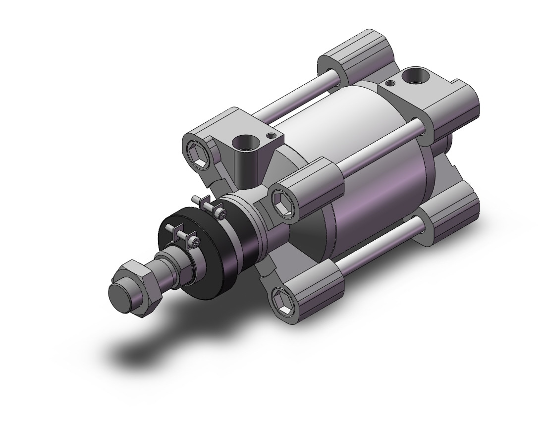 SMC C96SB80-25CJ cylinder, tie rod, ISO TIE ROD CYLINDER