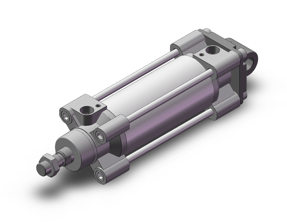 SMC C96SDC63-100C cylinder, tie rod, ISO TIE ROD CYLINDER