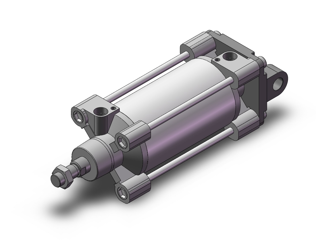 SMC C96SDD100-125C cylinder, tie rod, ISO TIE ROD CYLINDER