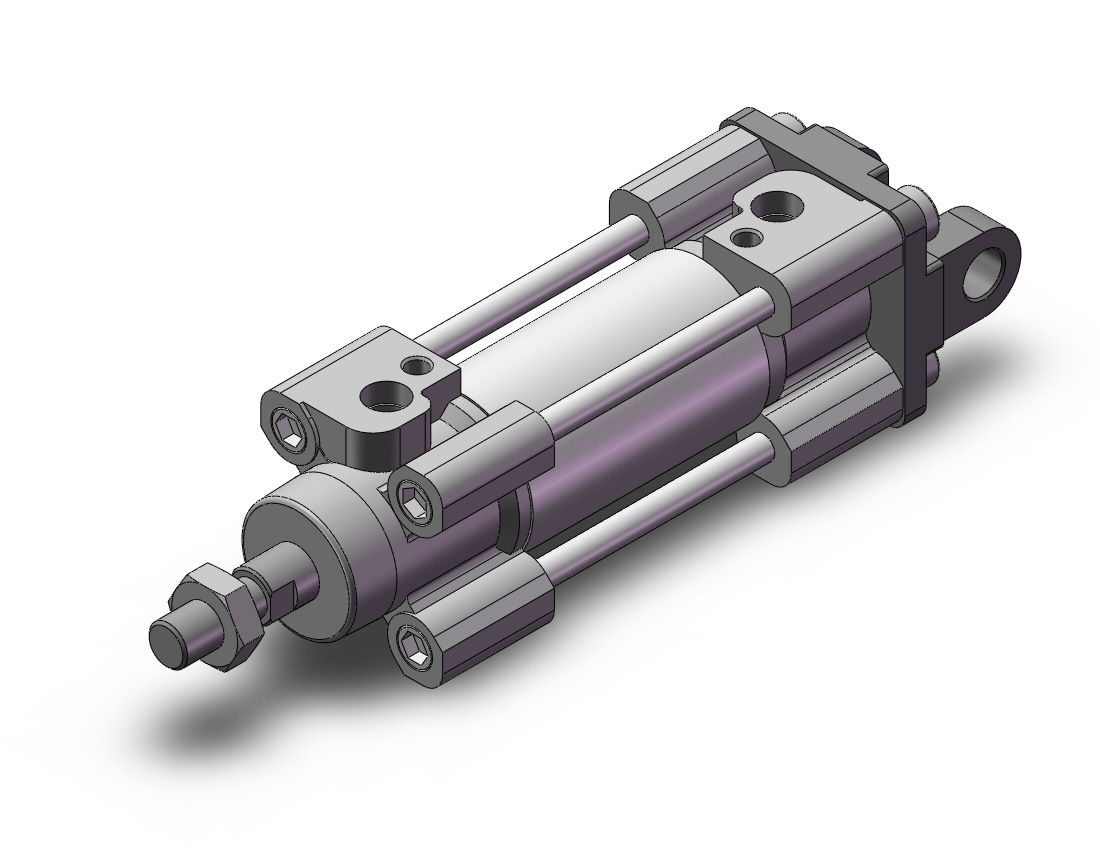 SMC C96SDD32-25C cylinder, tie rod, ISO TIE ROD CYLINDER