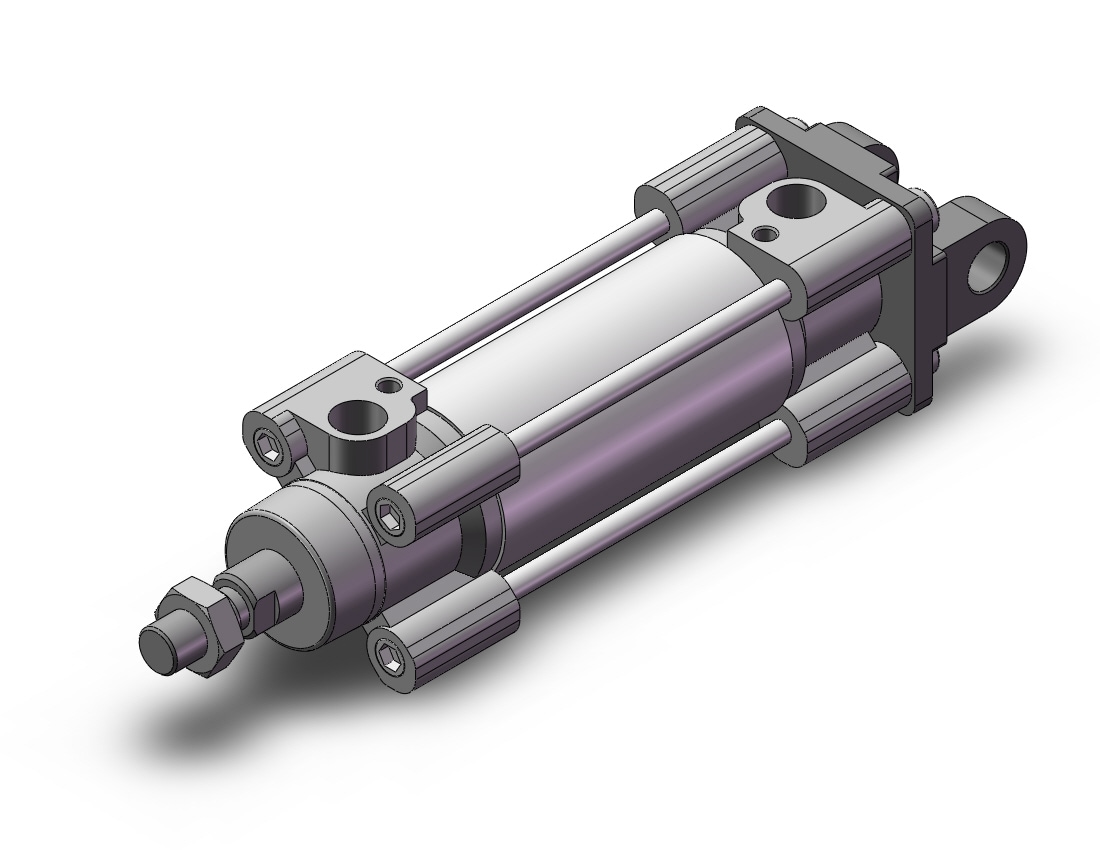 SMC C96SDD40-50C cylinder, tie rod, ISO TIE ROD CYLINDER