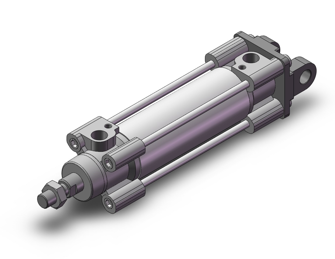 SMC C96SDD40-80C cylinder, tie rod, ISO TIE ROD CYLINDER