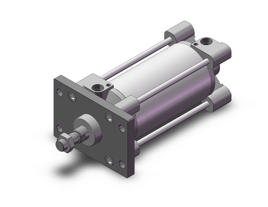 SMC C96SDF100-125C cylinder, tie rod, ISO TIE ROD CYLINDER