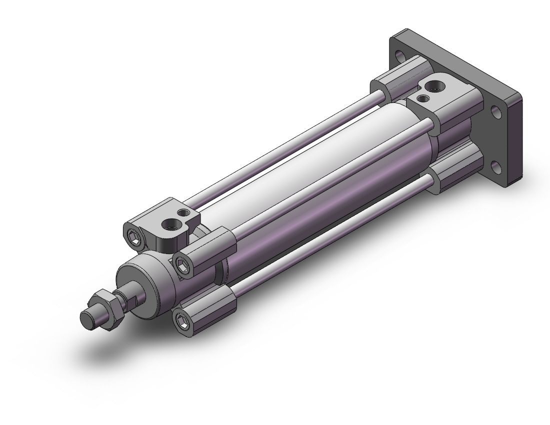 SMC C96SDG32-100C cylinder, tie rod, ISO TIE ROD CYLINDER