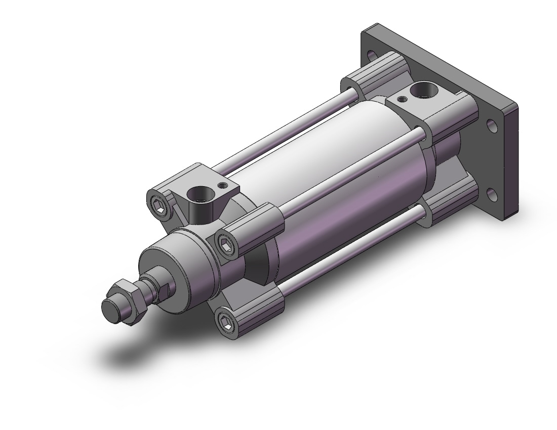 SMC C96SDG63-80C cylinder, tie rod, ISO TIE ROD CYLINDER