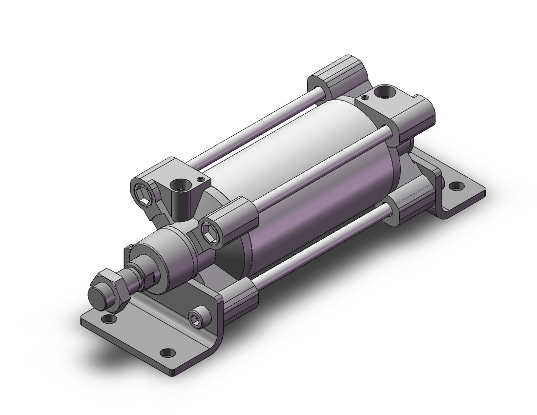 SMC C96SDL80-100C cylinder, tie rod, ISO TIE ROD CYLINDER